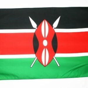 AZ FLAG Kenya Flag 2' x 3' - Kenyan flags 60 x 90 cm - Banner 2x3 ft