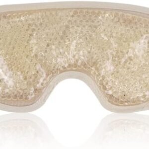 NEWGO Cooling Eye Mask for Puffy Eyes, Reusable Hot Cold Therapy Gel Cold Eye Mask for Migraine, Headache, Dark Circles, Dry Eyes, Swollen Eyes, Sinus Pain