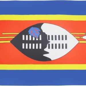 AZ FLAG - Swaziland Flag - 2x3 Ft - 100D Polyester Swazi Banner With Two Metal Grommets - Fade Resistant - Vivid Colors - 2' x 3' Feet