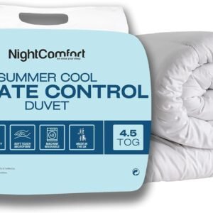 Night Comfort Anti Allergy Single 4.5 Tog Summer Breeze Luxury Microfibre Light Weight Duvet