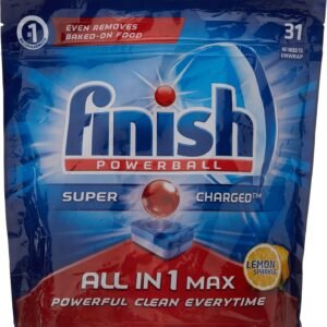 Finish All in 1 Max Lemon Dishwasher Tablets, Pack of 31