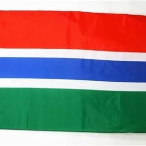 AZ FLAG Gambia Flag 3' x 5' - Gambian flags 90 x 150 cm - Banner 3x5 ft