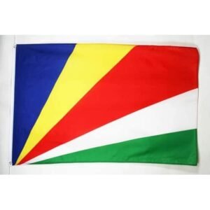 AZ FLAG - Seychelles Flag - 3x5 Ft - 100D Polyester Seychellois Banner with Two Metal Grommets - Fade Resistant - Vivid Colors - 3' x 5' Feet - 150x90 Cm